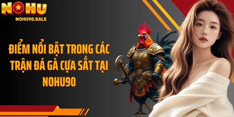 Điểm nổi bật trong các trận đá gà cựa sắt tại Nohu90